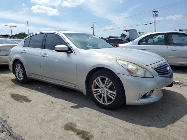 JN1CV6AP1AM402054 - 2010 INFINITI G37 BASE SILVER photo 4