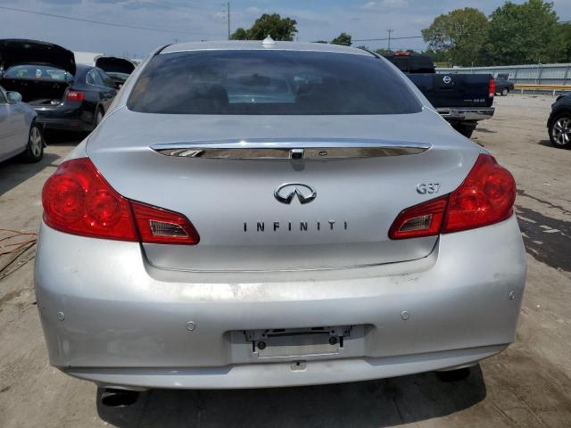 JN1CV6AP1AM402054 - 2010 INFINITI G37 BASE SILVER photo 6