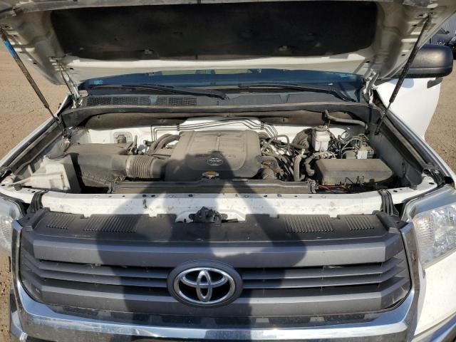 5TFUW5F18FX431702 - 2015 TOYOTA TUNDRA DOUBLE CAB SR/SR5 WHITE photo 11