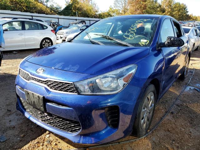 3KPA24AB3KE207112 - 2019 KIA RIO S BLUE photo 2