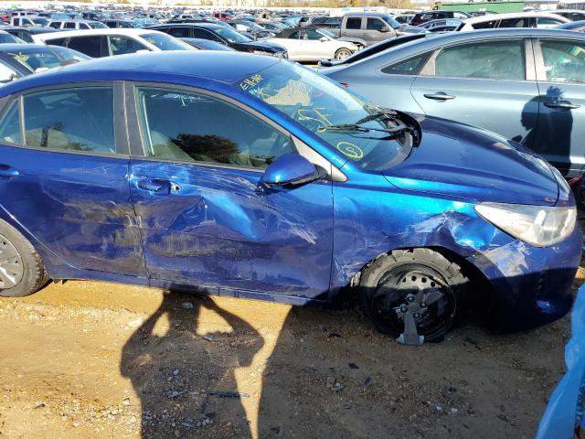 3KPA24AB3KE207112 - 2019 KIA RIO S BLUE photo 9