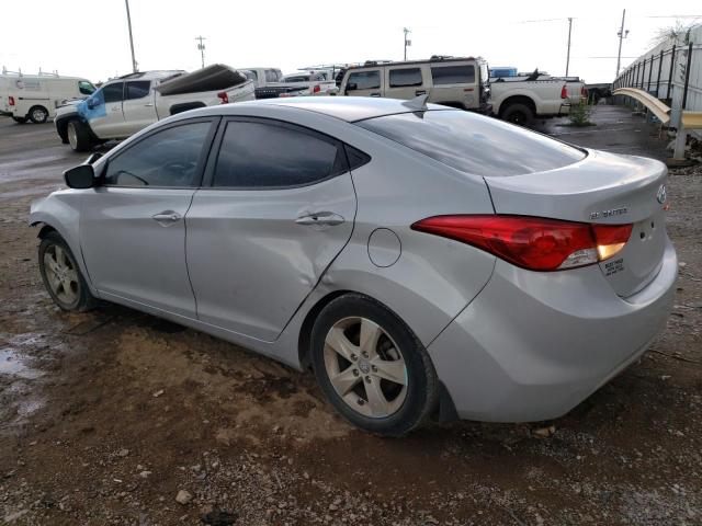 KMHDH4AE4DU022413 - 2013 HYUNDAI ELANTRA GLS SILVER photo 2