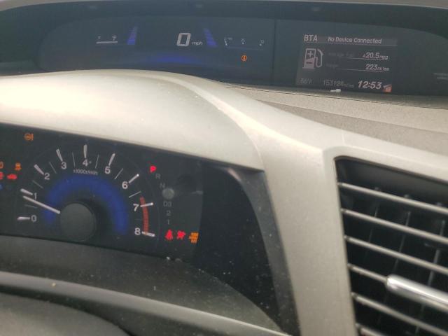 2HGFB2F96CH307650 - 2012 HONDA CIVIC EXL 灰色 照片 9