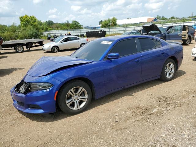 2C3CDXBG5LH111118 - 2020 DODGE CHARGER SXT BLUE photo 1