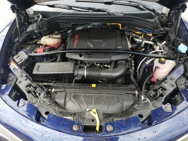 ZASFAKNN2J7B64874 - 2018 ALFA ROMEO STELVIO TI SPORT BLUE photo 11