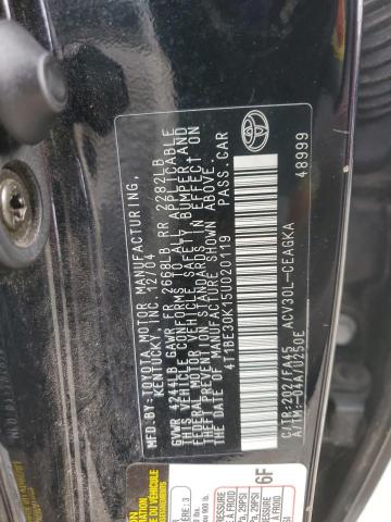 4T1BE30K15U020119 - 2005 TOYOTA CAMRY LE 黑色 照片 24