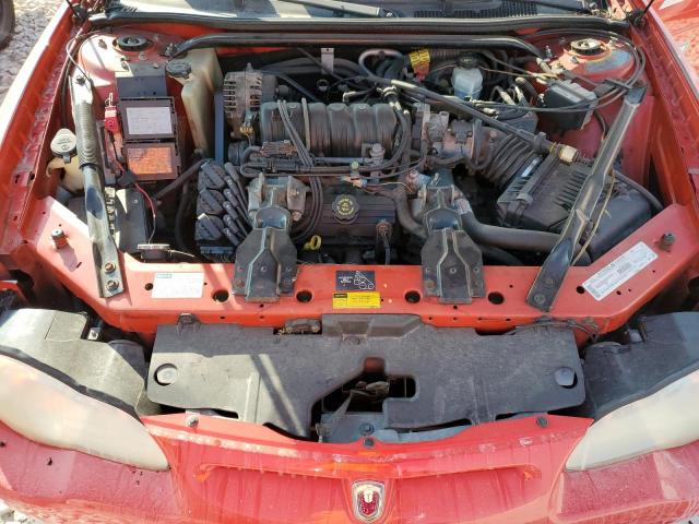 2G1WX15K019287359 - 2001 CHEVROLET MONTE CARL SS RED photo 11