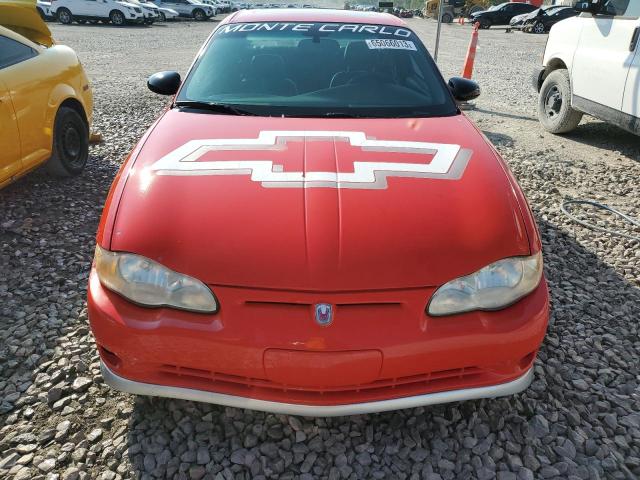 2G1WX15K019287359 - 2001 CHEVROLET MONTE CARL SS RED photo 5