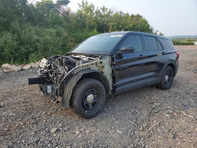 1FM5K8AB4NGC21576 - 2022 FORD EXPLORER POLICE INTERCEPTOR BLACK photo 1