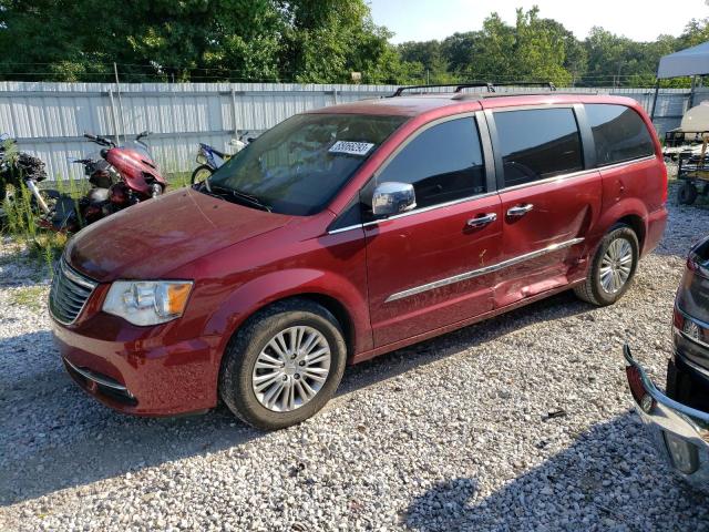 2C4RC1CG1FR629598 - 2015 CHRYSLER TOWN & COU TOURING L RED photo 1