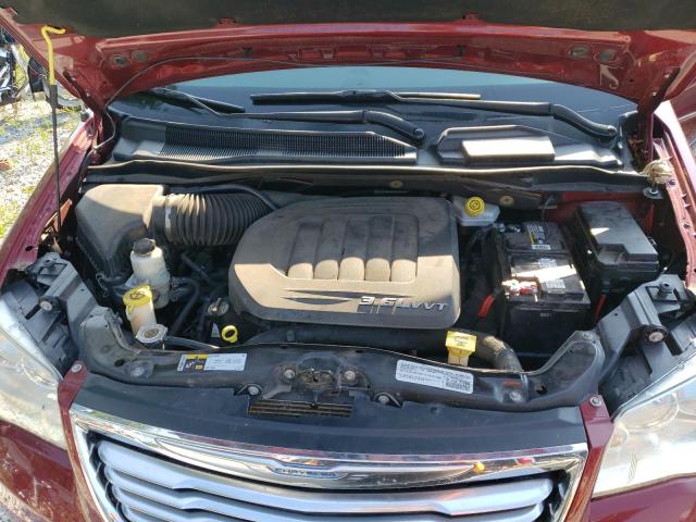 2C4RC1CG1FR629598 - 2015 CHRYSLER TOWN & COU TOURING L RED photo 12