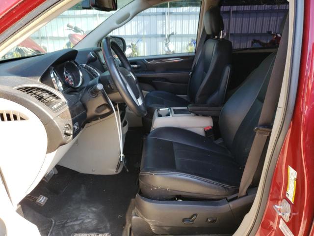 2C4RC1CG1FR629598 - 2015 CHRYSLER TOWN & COU TOURING L RED photo 7