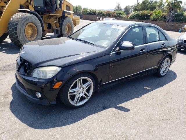 WDDGF54X29R079896 - 2009 MERCEDES-BENZ C 300 BLACK photo 1