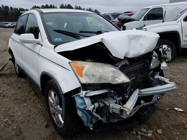 JHLRE38708C057288 - 2008 HONDA CR-V EXL WHITE photo 1