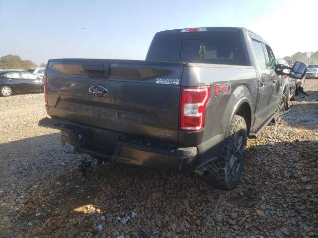 1FTEW1E43LKF32454 - 2020 FORD F150 SUPERCREW GRAY photo 4