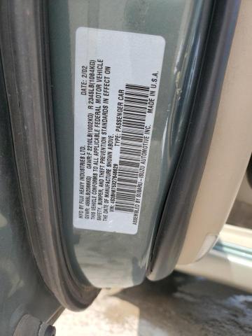 4S3BH675X27646629 - 2002 SUBARU LEGACY OUTBACK AWP 青色 照片 13