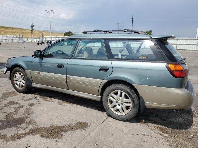 4S3BH675X27646629 - 2002 SUBARU LEGACY OUTBACK AWP 青色 照片 2