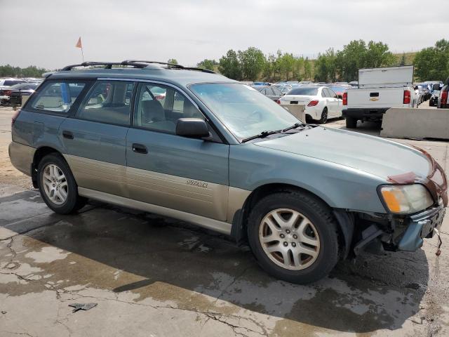 4S3BH675X27646629 - 2002 SUBARU LEGACY OUTBACK AWP 青色 照片 4
