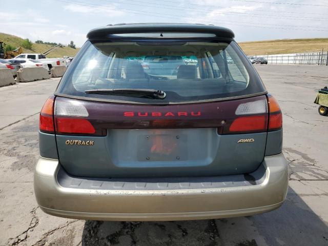 4S3BH675X27646629 - 2002 SUBARU LEGACY OUTBACK AWP 青色 照片 6