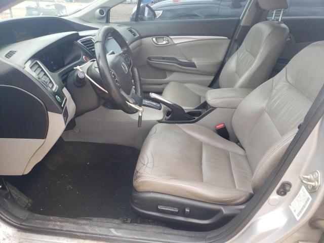 2HGFB2F90FH503166 - 2015 HONDA CIVIC EXL 银色 照片 7
