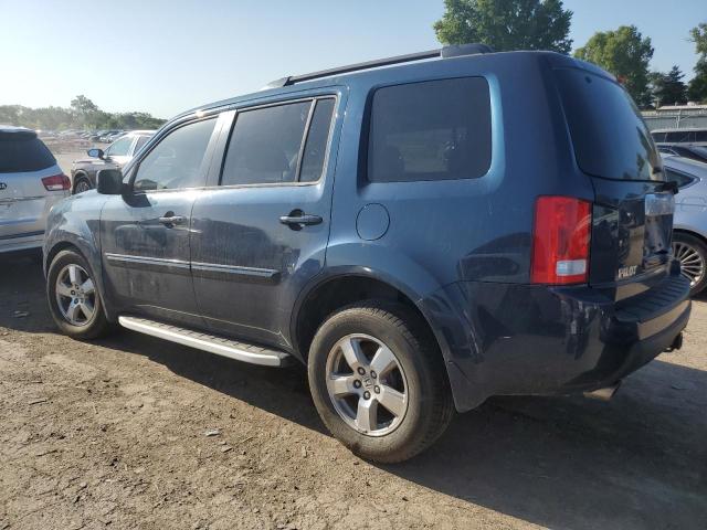 5FNYF48539B029984 - 2009 HONDA PILOT EXL BLUE photo 2
