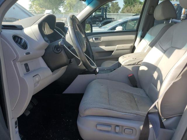 5FNYF48539B029984 - 2009 HONDA PILOT EXL BLUE photo 7