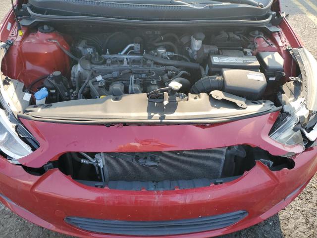 KMHCT4AE9HU176406 - 2017 HYUNDAI ACCENT SE RED photo 11