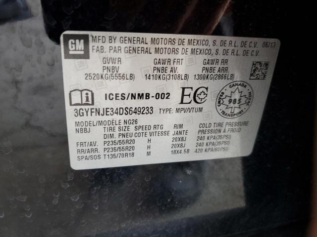 3GYFNJE34DS649233 - 2013 CADILLAC SRX PREMIUM COLLECTION 黑色 照片 13