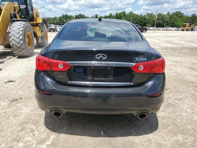 JN1BV7AR1EM706526 - 2014 INFINITI Q50 BASE BLACK photo 6