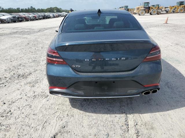 KMTG34TA8NU088086 - 2022 GENESIS G70 BASE BLUE photo 6