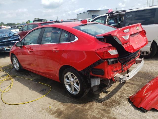 1G1BE5SM6H7168731 - 2017 CHEVROLET CRUZE LT RED photo 2