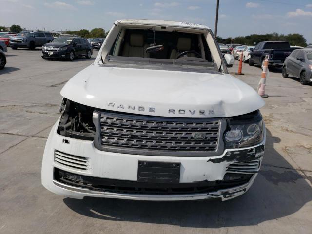 SALGV2EF6GA244905 - 2016 LAND ROVER RANGE ROVE AUTOBIOGRAPHY WHITE photo 5