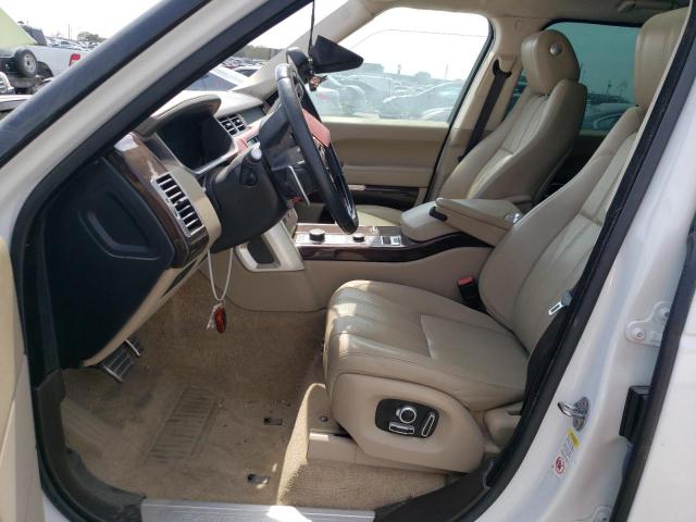 SALGV2EF6GA244905 - 2016 LAND ROVER RANGE ROVE AUTOBIOGRAPHY WHITE photo 7