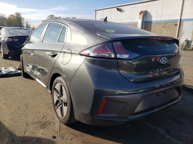 KMHC85LC3LU232786 - 2020 HYUNDAI IONIQ SEL GRAY photo 3