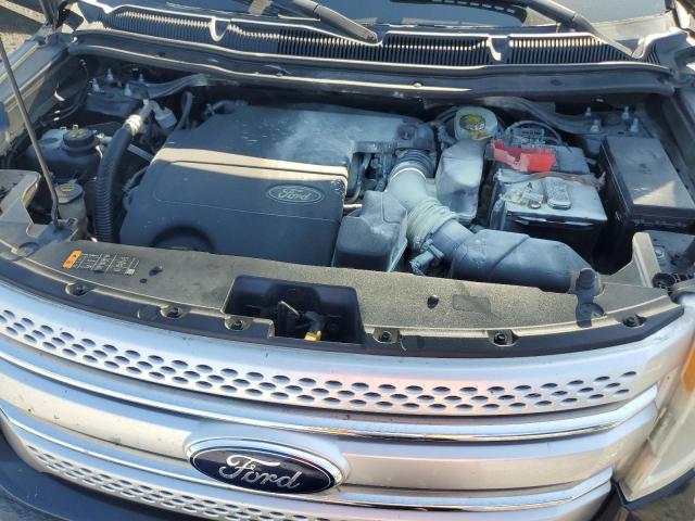 1FM5K7D81DGB75021 - 2013 FORD EXPLORER XLT BLACK photo 12