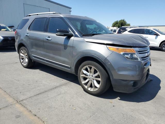 1FM5K8D85DGB15183 - 2013 FORD EXPLORER XLT ნაცრისფერი ფოტო 4