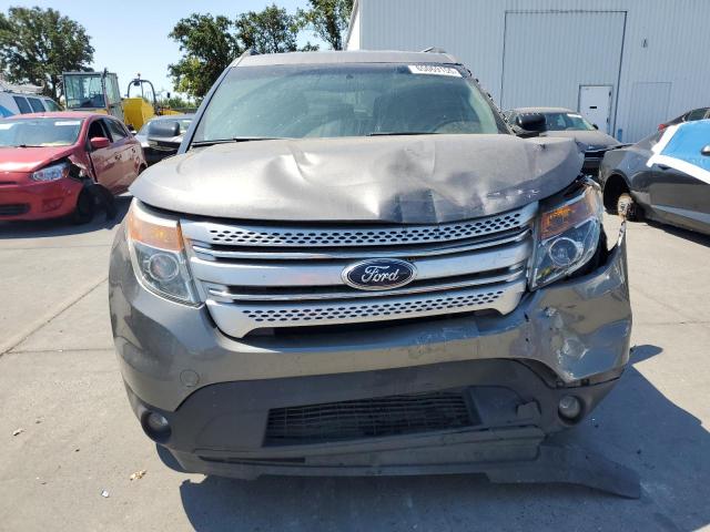 1FM5K8D85DGB15183 - 2013 FORD EXPLORER XLT ნაცრისფერი ფოტო 5