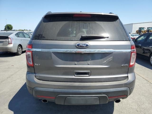 1FM5K8D85DGB15183 - 2013 FORD EXPLORER XLT ნაცრისფერი ფოტო 6