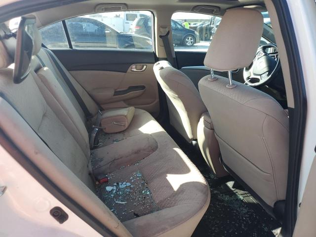 2HGFB2F87EH525350 - 2014 HONDA CIVIC EX WHITE photo 10