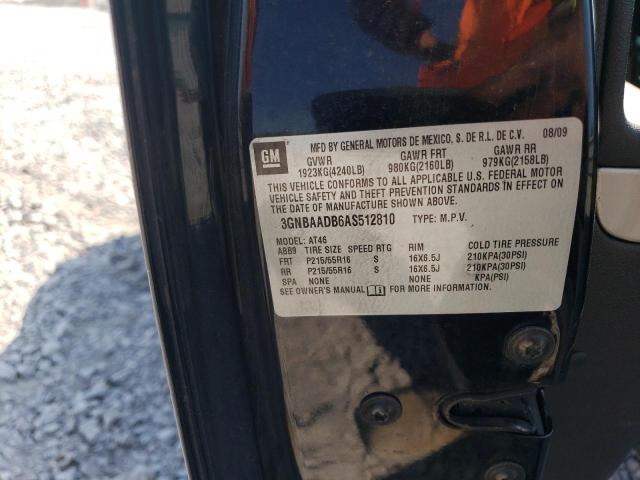 3GNBAADB6AS512810 - 2010 CHEVROLET HHR LS 黑色 照片 12