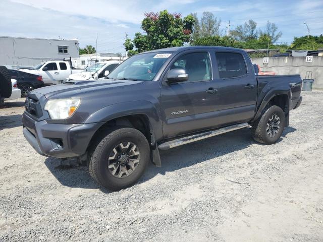 5TFJU4GN1FX072164 - 2015 TOYOTA TACOMA DOUBLE CAB PRERUNNER GRAY photo 1
