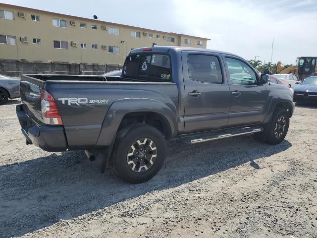 5TFJU4GN1FX072164 - 2015 TOYOTA TACOMA DOUBLE CAB PRERUNNER GRAY photo 3