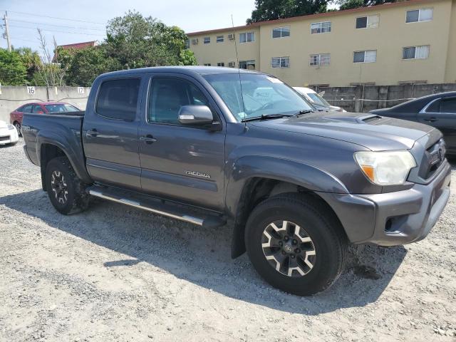 5TFJU4GN1FX072164 - 2015 TOYOTA TACOMA DOUBLE CAB PRERUNNER GRAY photo 4