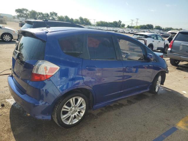 JHMGE8H48AC016869 - 2010 HONDA FIT SPORT ლურჯი ფოტო 3