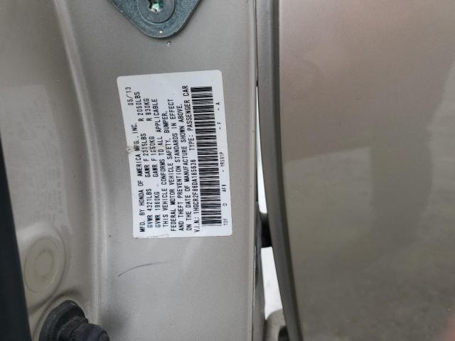 1HGCR2F86DA185636 - 2013 HONDA ACCORD EXL GOLD photo 12