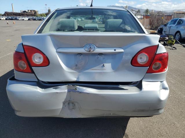 1NXBR32E45Z360375 - 2005 TOYOTA COROLLA CE Srebrny zdjęcie 6