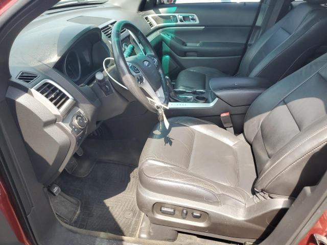 1FM5K7D81EGC44887 - 2014 FORD EXPLORER XLT ORANGE photo 7