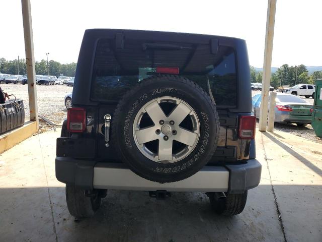 1C4BJWEG7CL130567 - 2012 JEEP WRANGLER U SAHARA BLACK photo 6