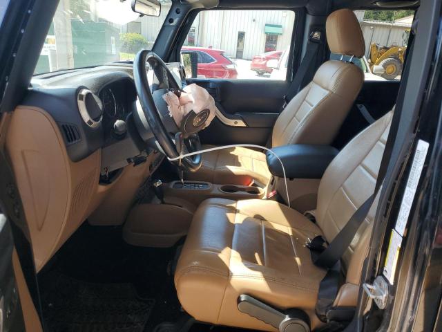 1C4BJWEG7CL130567 - 2012 JEEP WRANGLER U SAHARA BLACK photo 7