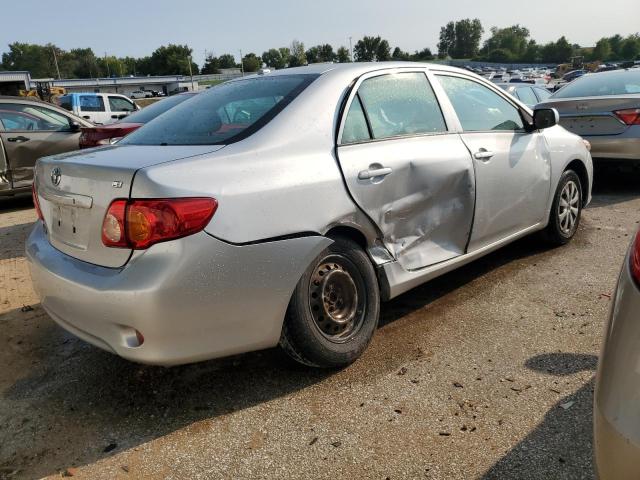 1NXBU4EE1AZ165540 - 2010 TOYOTA COROLLA BASE SILVER photo 3